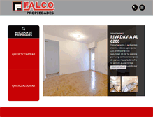 Tablet Screenshot of falcopropiedades.com